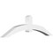 Ekena Millwork Archdale Architectural Grade PVC Gable Bracket, 84"W x 24 1/2"H x 6"D x 6"F, 7/12 Pitch GBP084X25X0606ARC00 - alternate 1